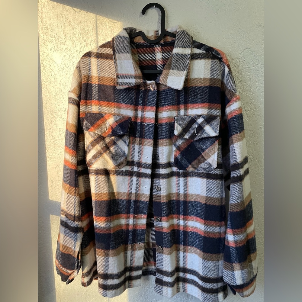 Plaid shacket